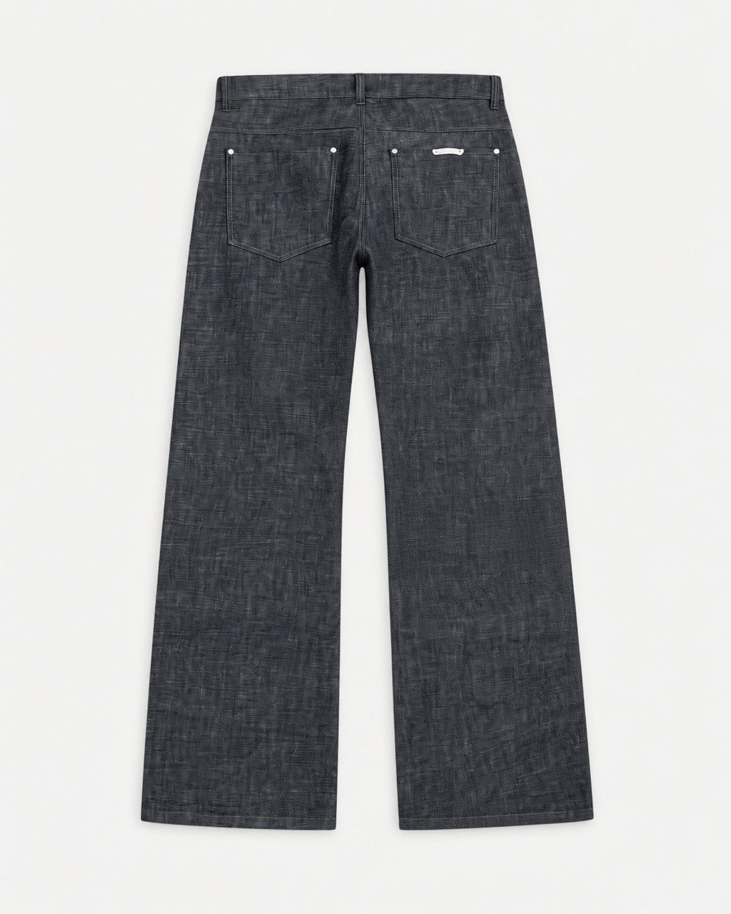 Raw Selvedge Bootcut Jeans - Black