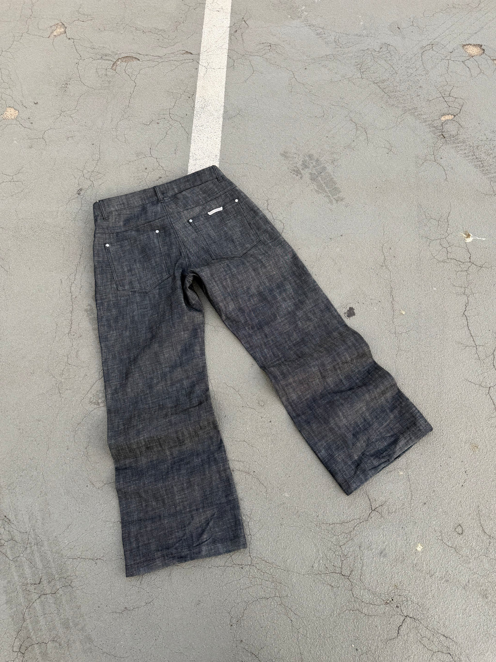 Raw Selvedge Bootcut Jeans - Black
