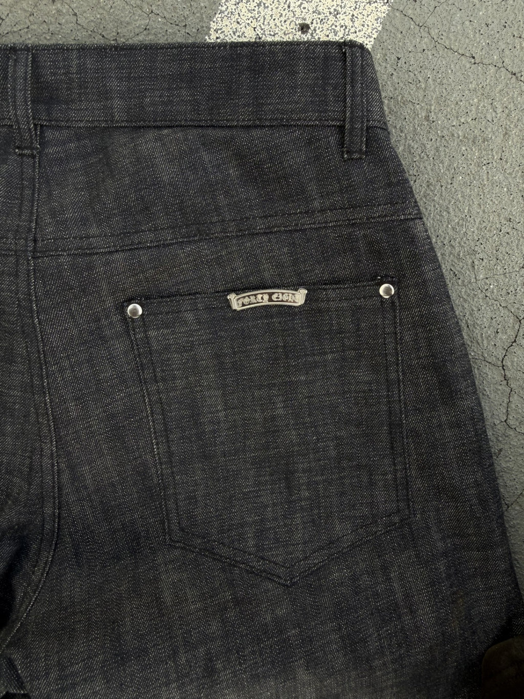 Raw Selvedge Bootcut Jeans - Black