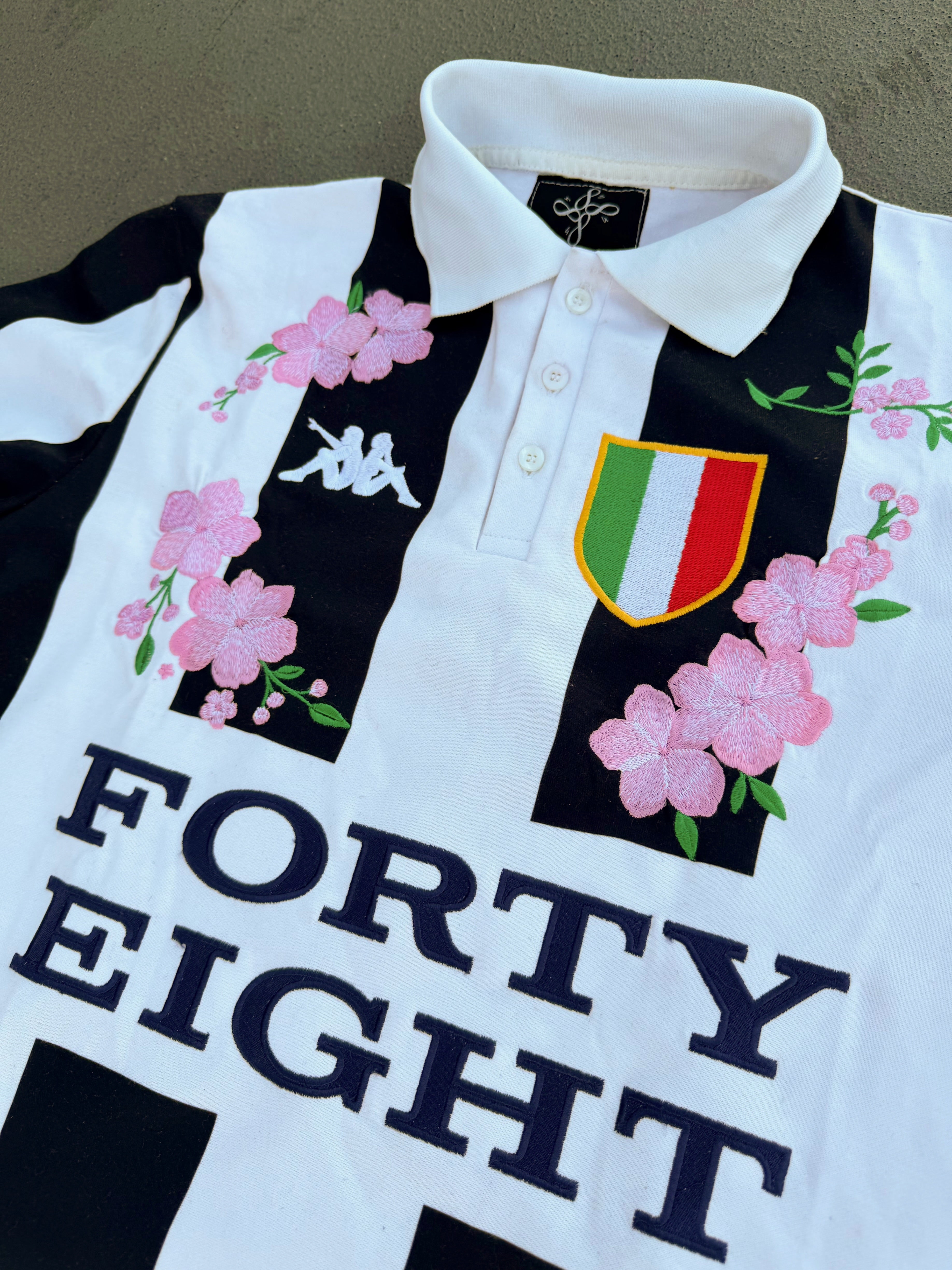 The 'Floral Juventus' Polo