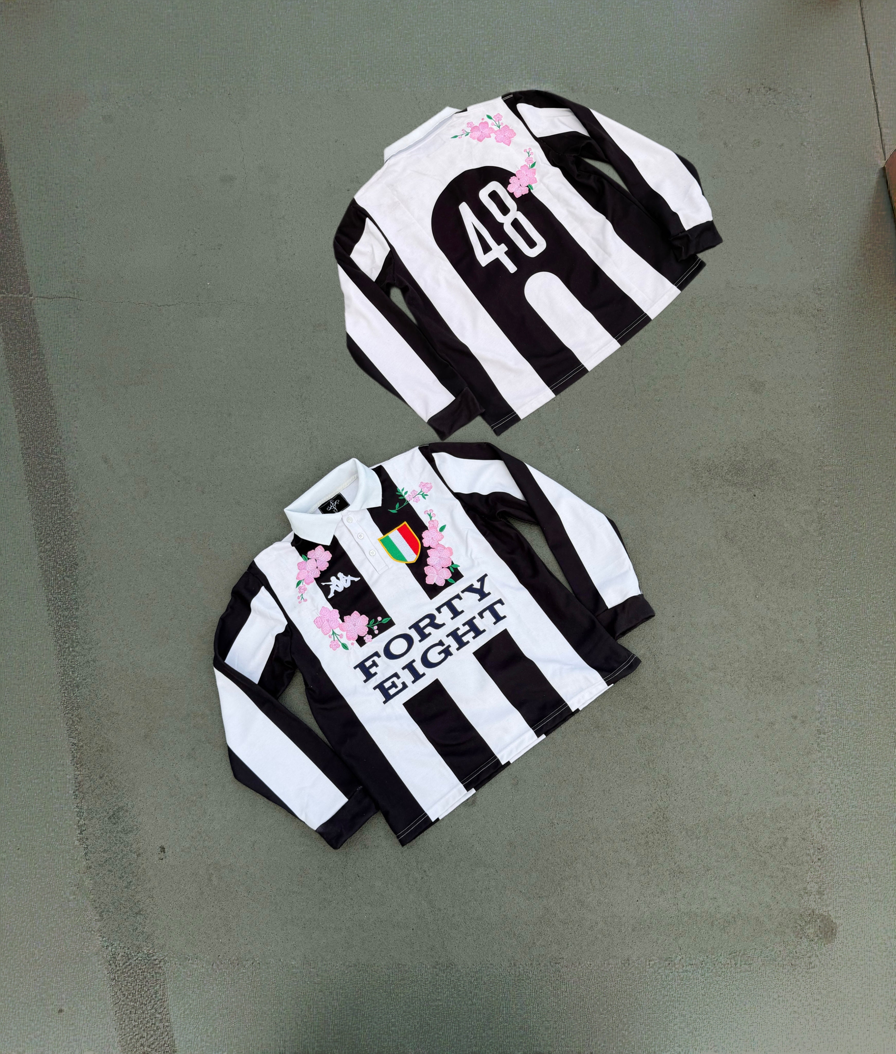 The 'Floral Juventus' Polo