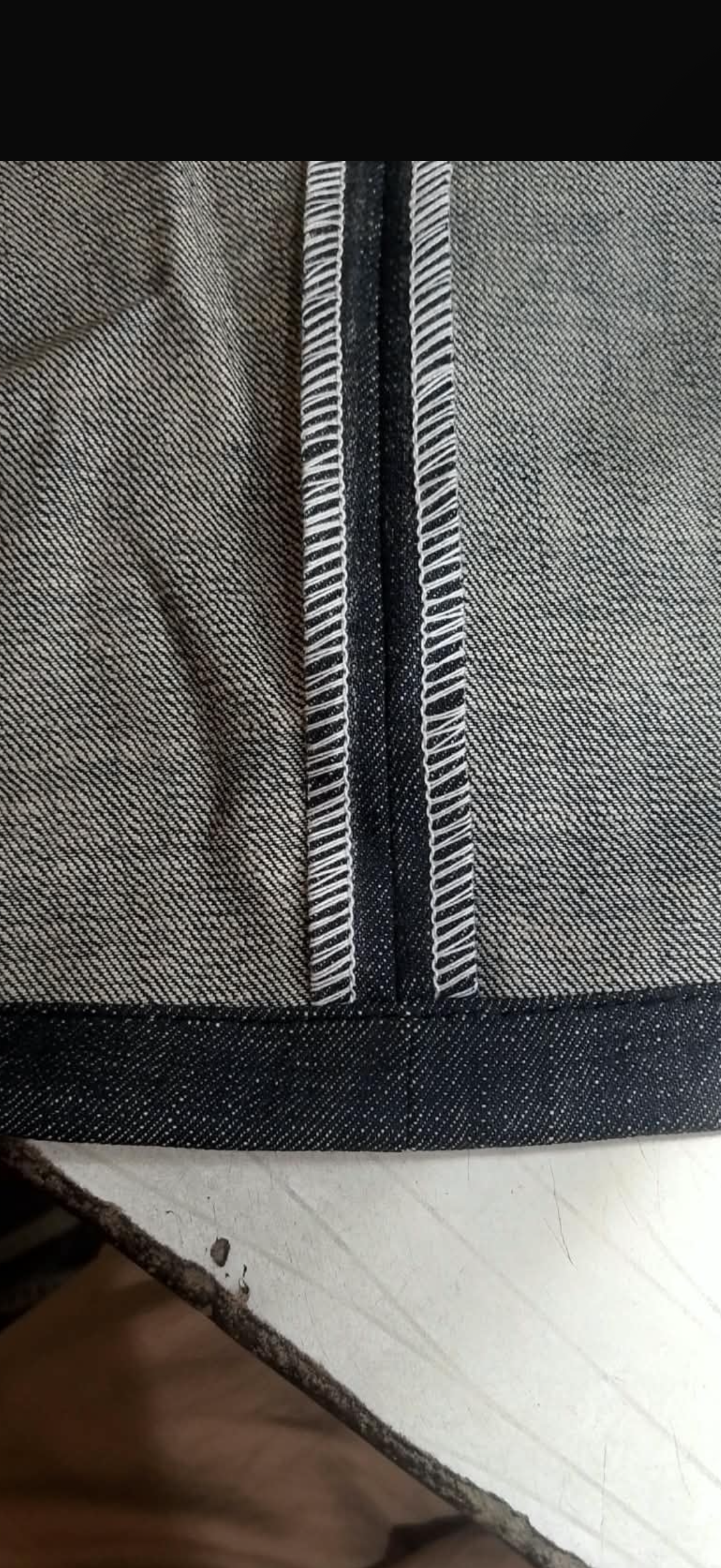 Raw Selvedge Bootcut Jeans - Black