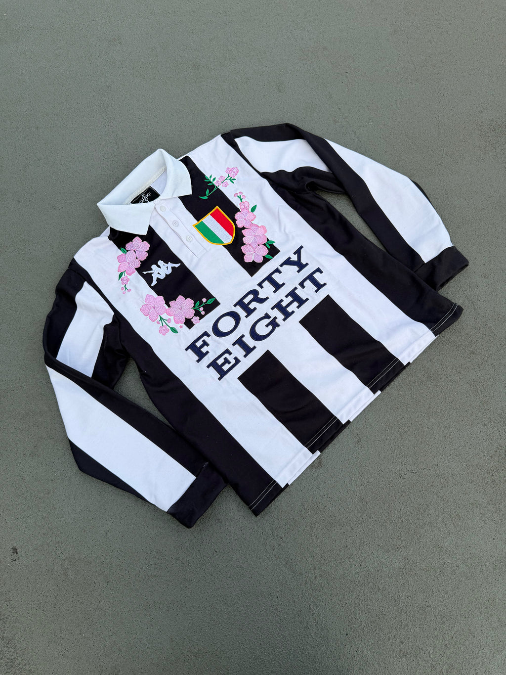 The 'Floral Juventus' Polo