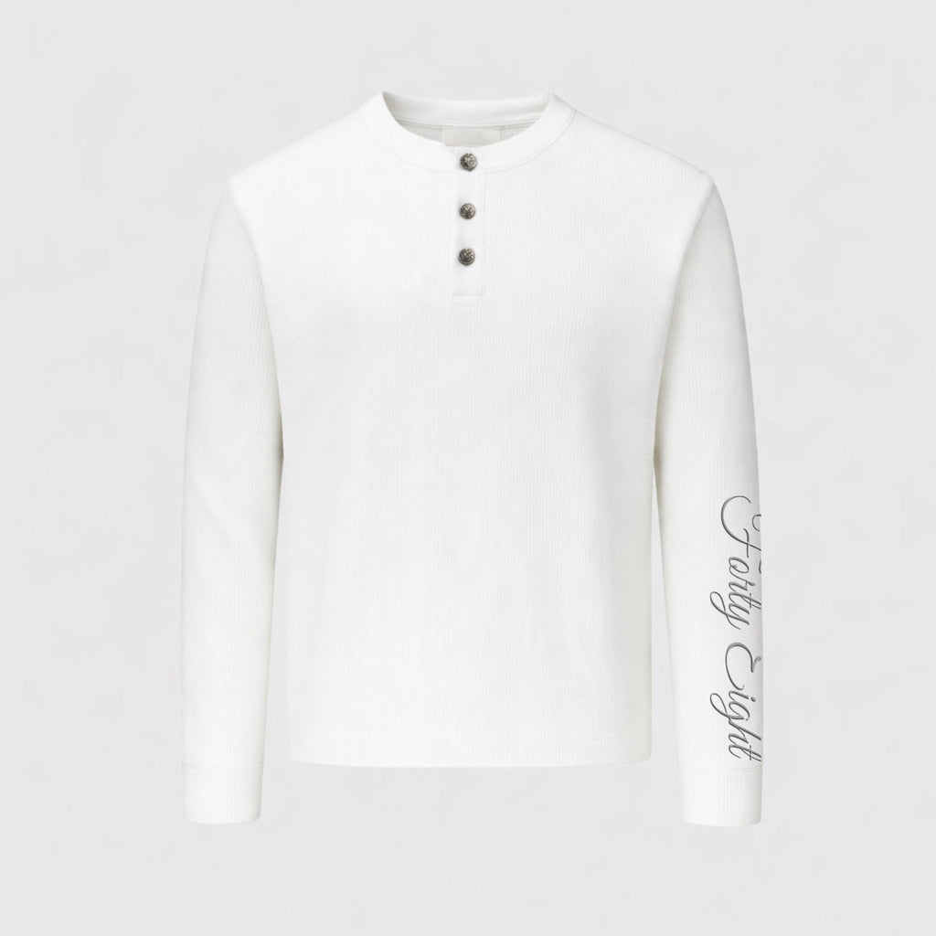 The 'Waffle' Henley- LOW IN STOCK